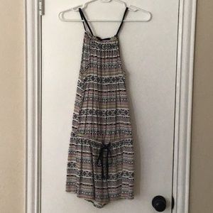 Patterned romper